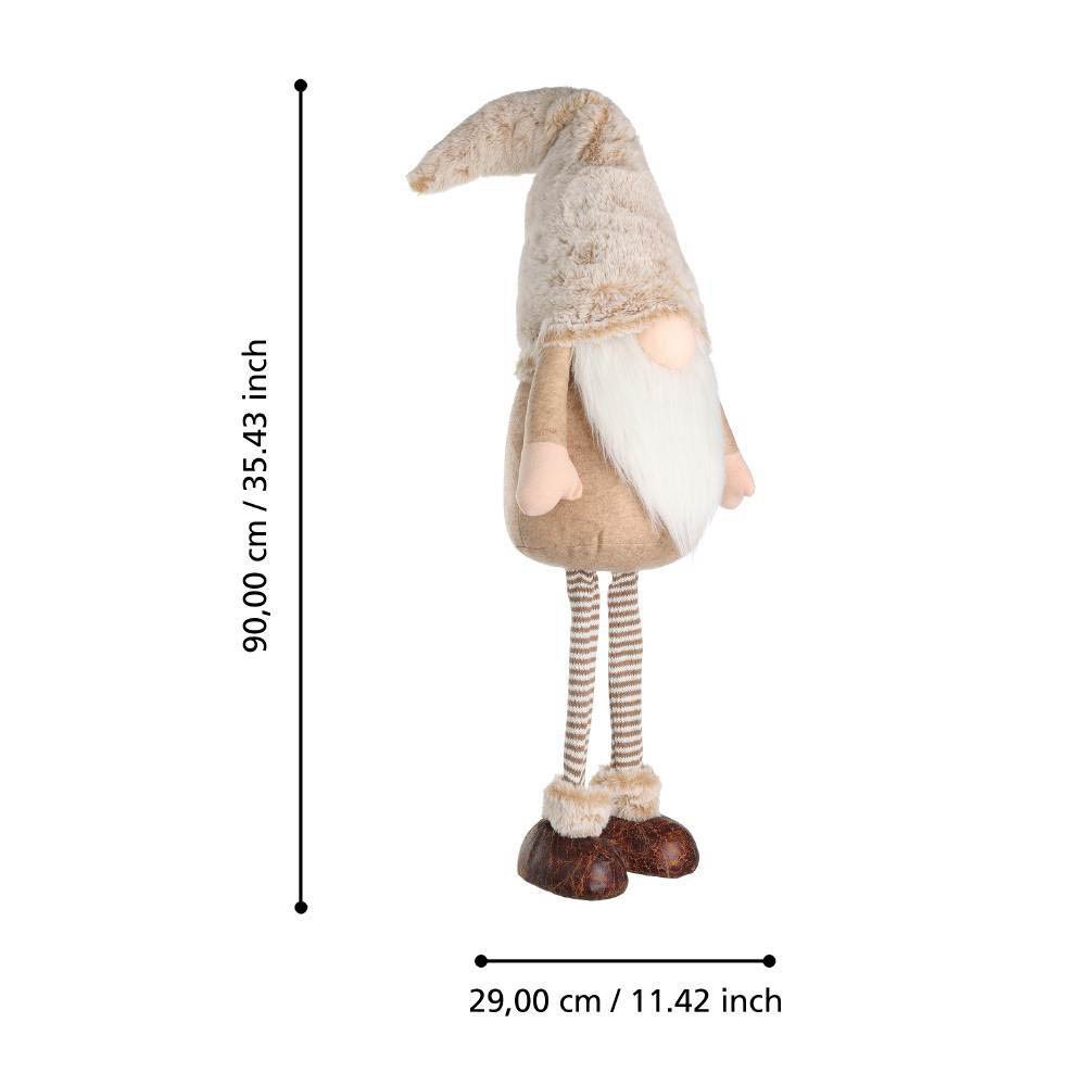 Eglo 427727 "IKARA" 90Cm Yüksekliğinde 29Cm Uzunluğunda Bej Peluş