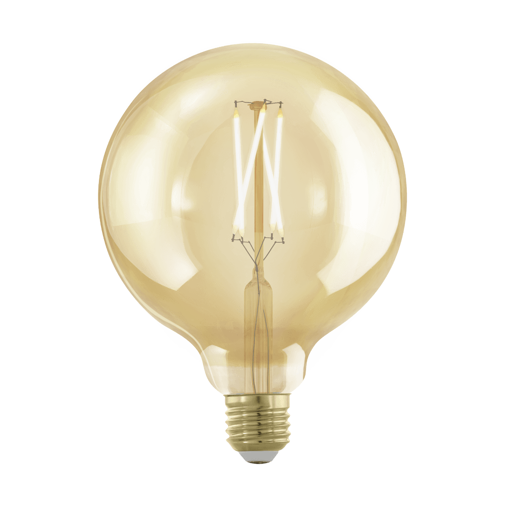 Eglo 110065 E27-Led-G125 Ampul 1X4W Amber 1700K 300 Lümen Dim Edilebilir