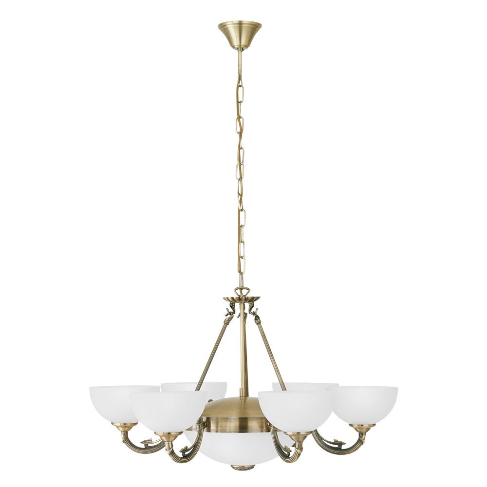 Eglo 82749 "SAVOY" 110 Cm Yüksekliğinde Metal Döküm Fırçalanmış Sarkıt Avize