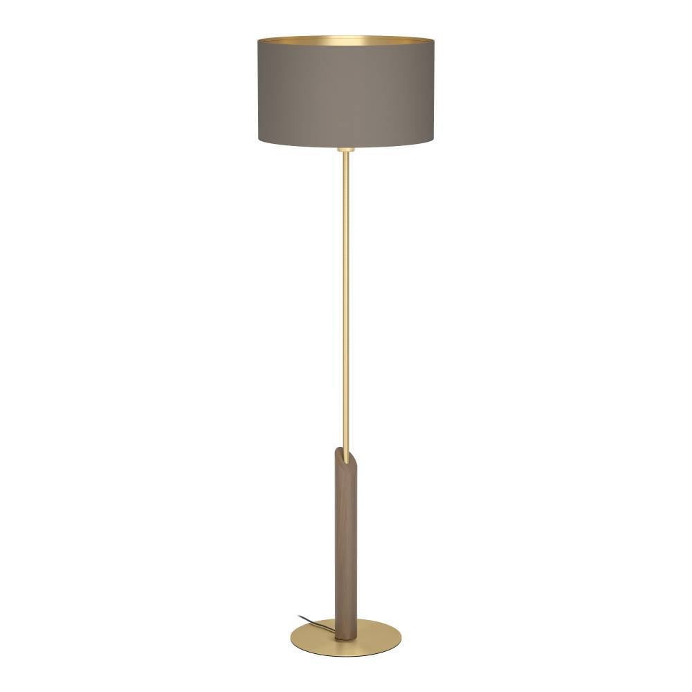 Eglo 390338 "SANTANDRIA" 160 Cm Yüksekliğinde Çelik, Ahşap Köşe Lambası Lambader
