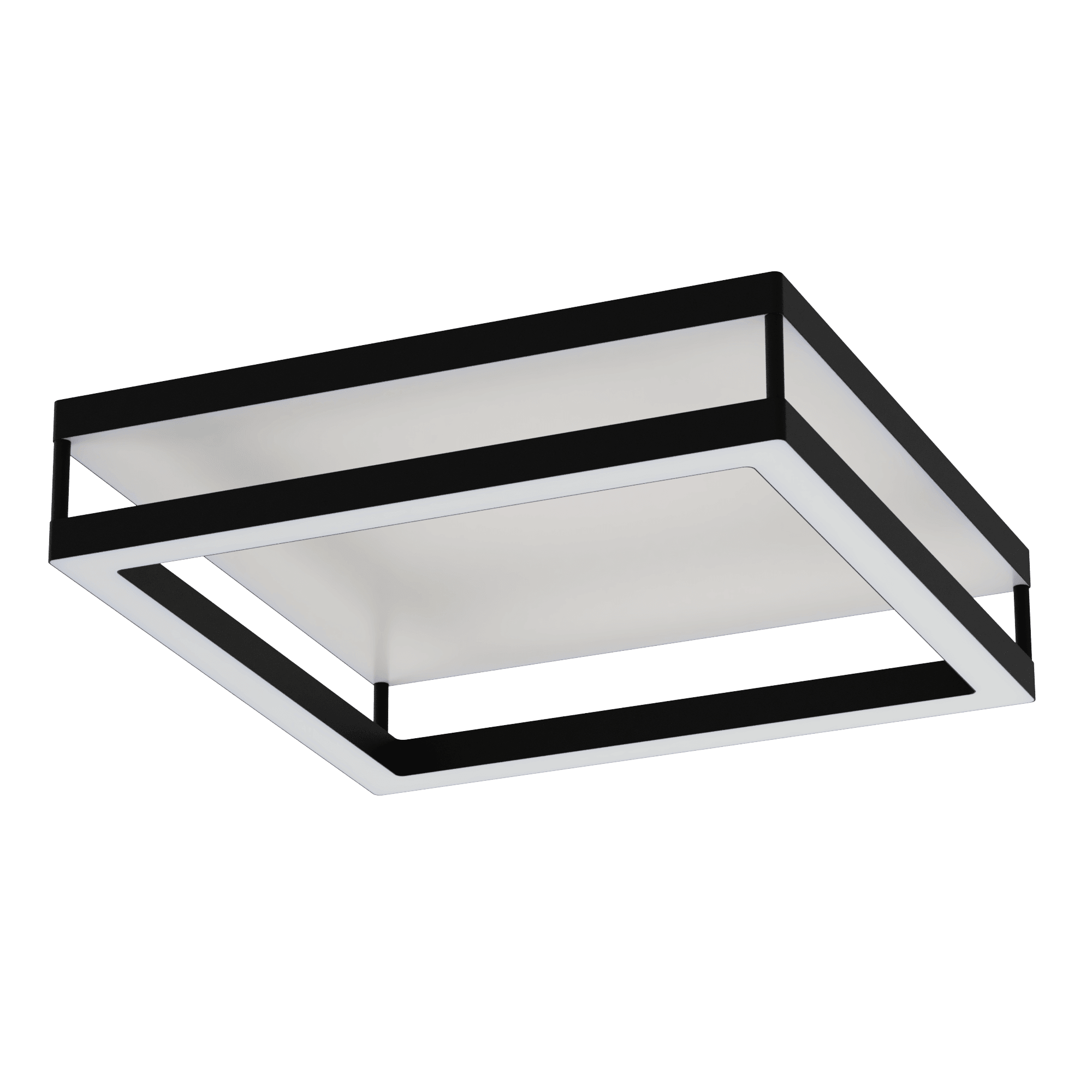 Eglo 390018 "MACELLARA" 45 Cm Uzunluğunda Çelik Siyah Tavan Armatürü