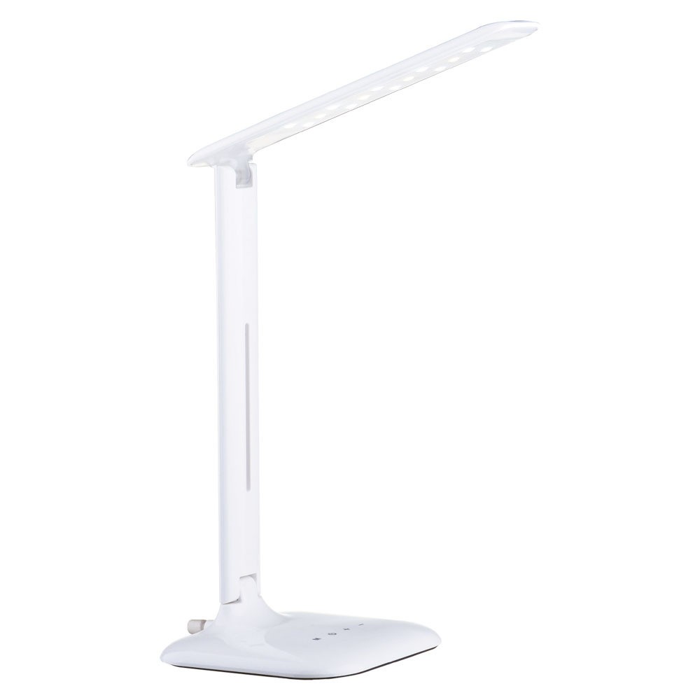 Eglo 93965 "CAUPO" 32 Cm Yüksekliğinde Dokunmatik Plastik, Çelik Masa Lambası