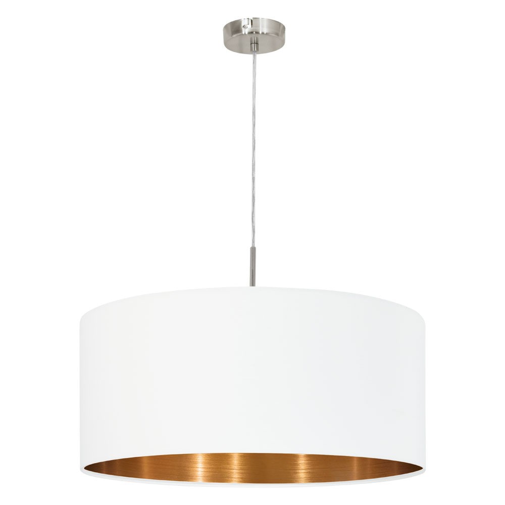 Eglo 95045 "PASTERI" 53 Cm Çapında Çelik Nikel Mat Sarkıt Avize