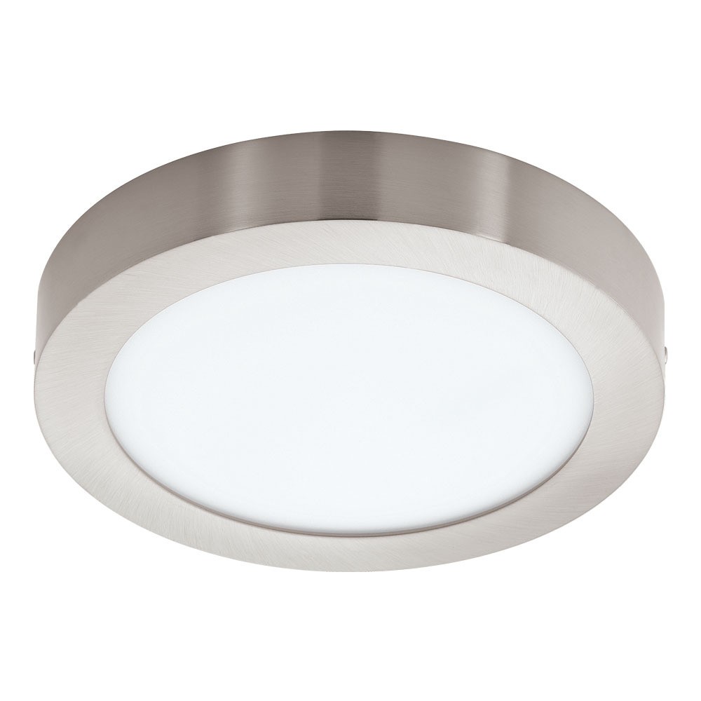 Eglo 900114 "FUEVA-Z" 21 Cm Çapında Çelik Nikel Mat Tavan Armatürü Ip44