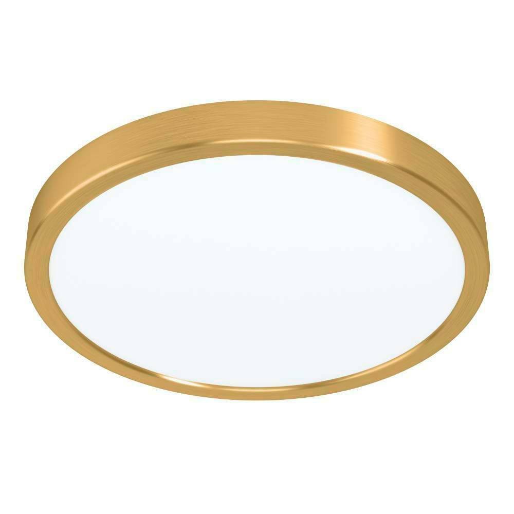 Eglo 900182 "FUEVA 5" 28,5 Cm Çapında Çelik Fırçalanmış Pirinç Tavan Armatürü