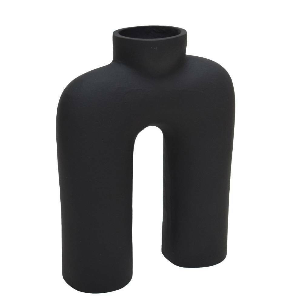 Eglo 421062 "BROWER" 22,5 Cm Yüksekliğinde Siyah Metal Vazo