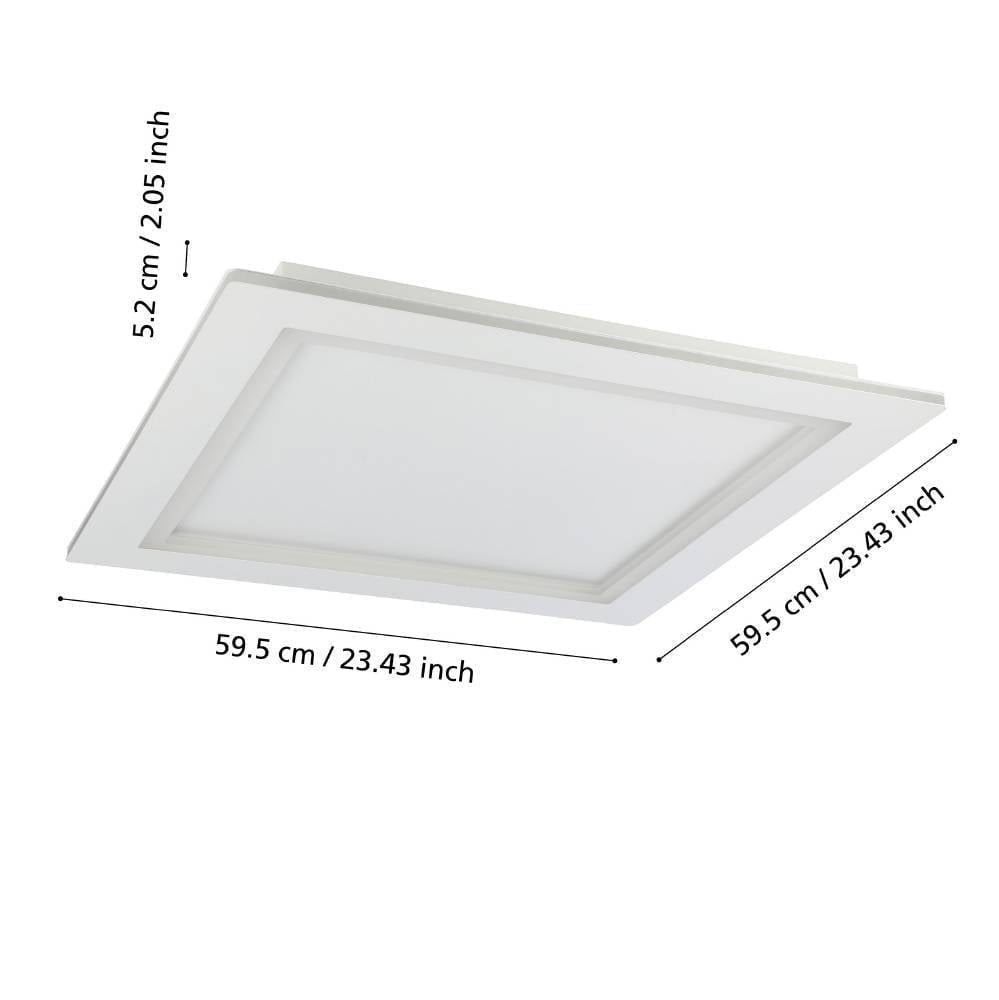 Eglo 900484 "PADROGIANO-Z" 59,5 Cm Uzunluğunda Çelik Beyaz Tavan Armatürü RGB