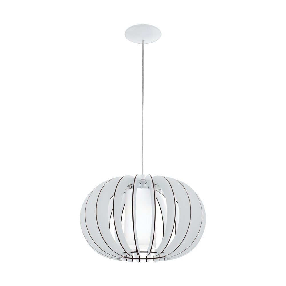 Eglo 95606 "STELLATO 2" 40 Cm Çapında Çelik Beyaz Sarkıt Avize