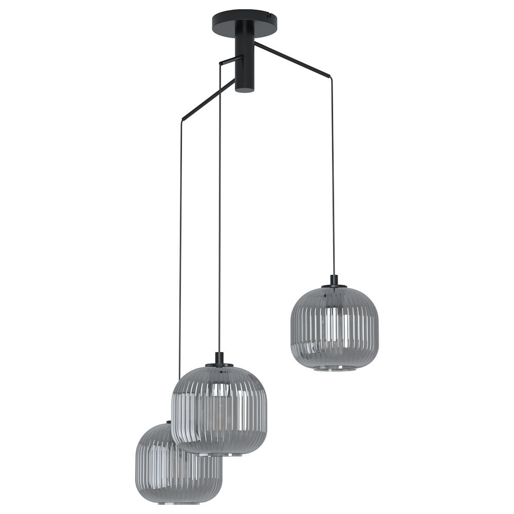 Eglo 99373 "MANTUNALLE 1" 62 Cm Çapında Çelik Siyah Sarkıt Avize
