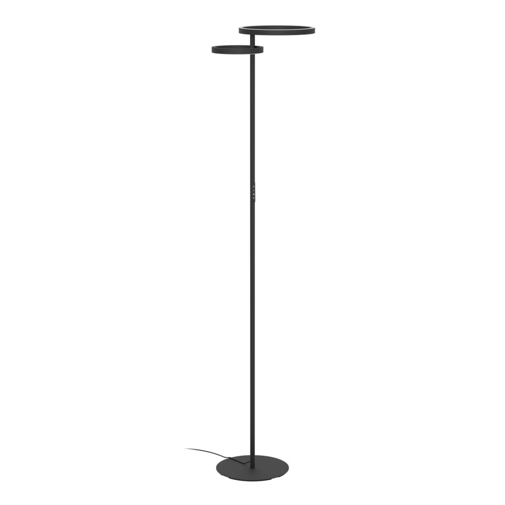Eglo 901974 "CASTELPOTO 1" 180 Cm Yüksekliğinde Siyah Çelik Dokunmatik Köşe Lambası Lambader