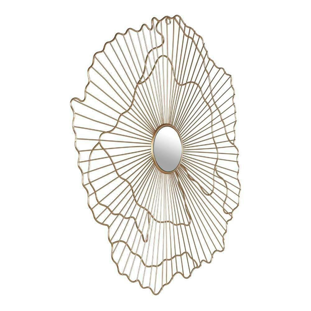 Eglo 425032 "ESASHI" 61,5X65 Cm Ölçülerinde Dekoratif Gold Çelik Ayna