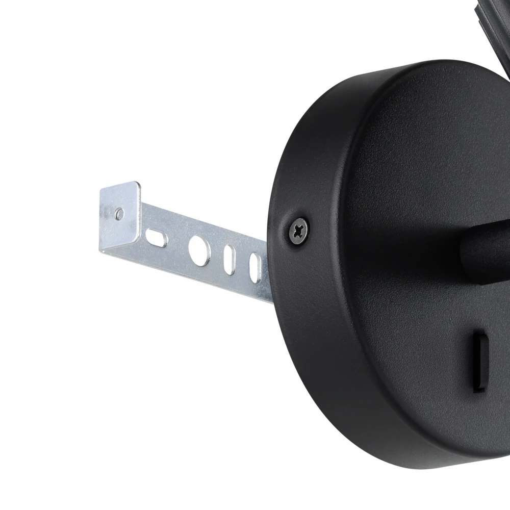 Eglo 902031 "PORTILLO" 1X5W Siyah Alüminyum, Çelik Sıva Üstü Spot