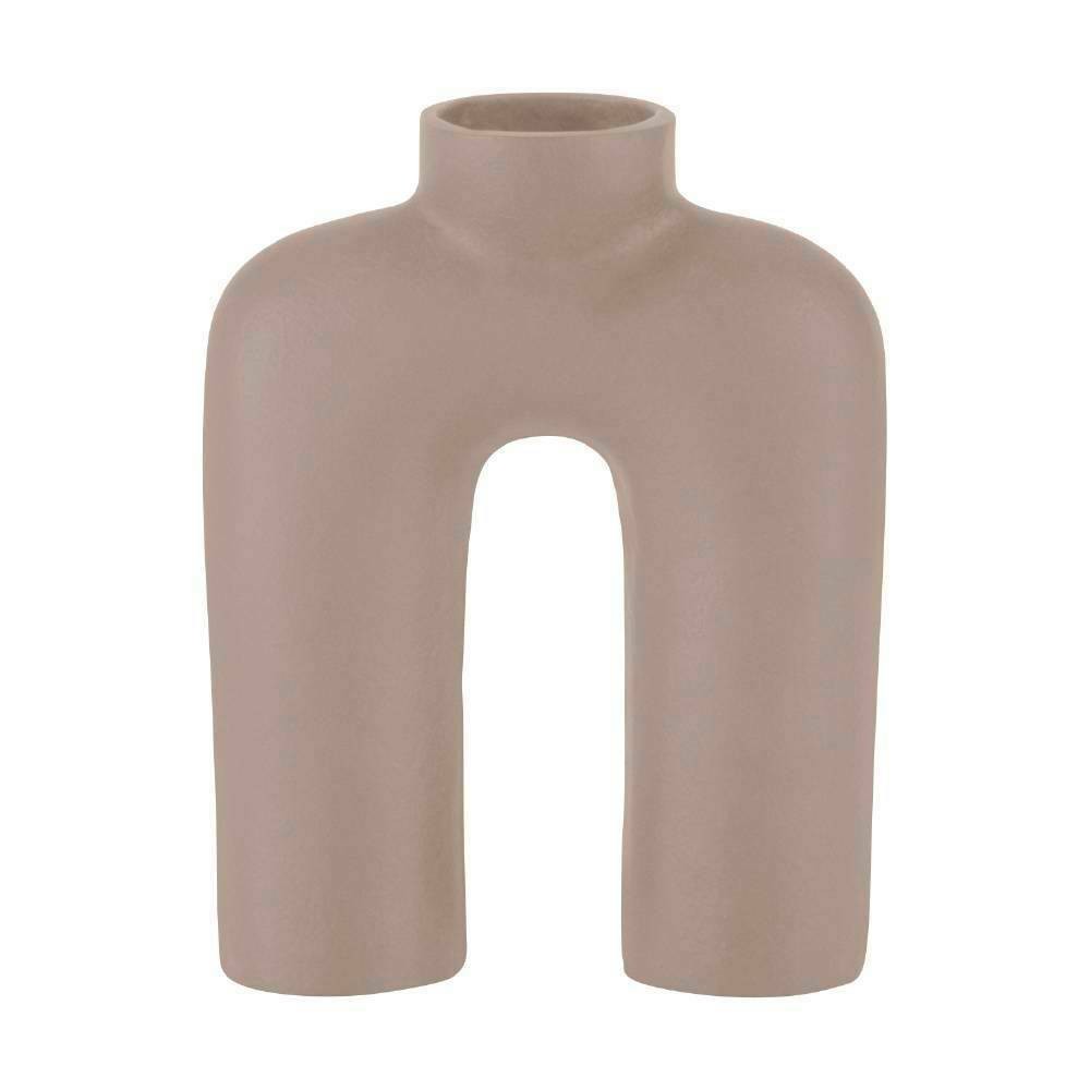 Eglo 421063 "Brower" Kum Rengi Dekoratif Metal Vazo 22,5cm Yüksekliğinde