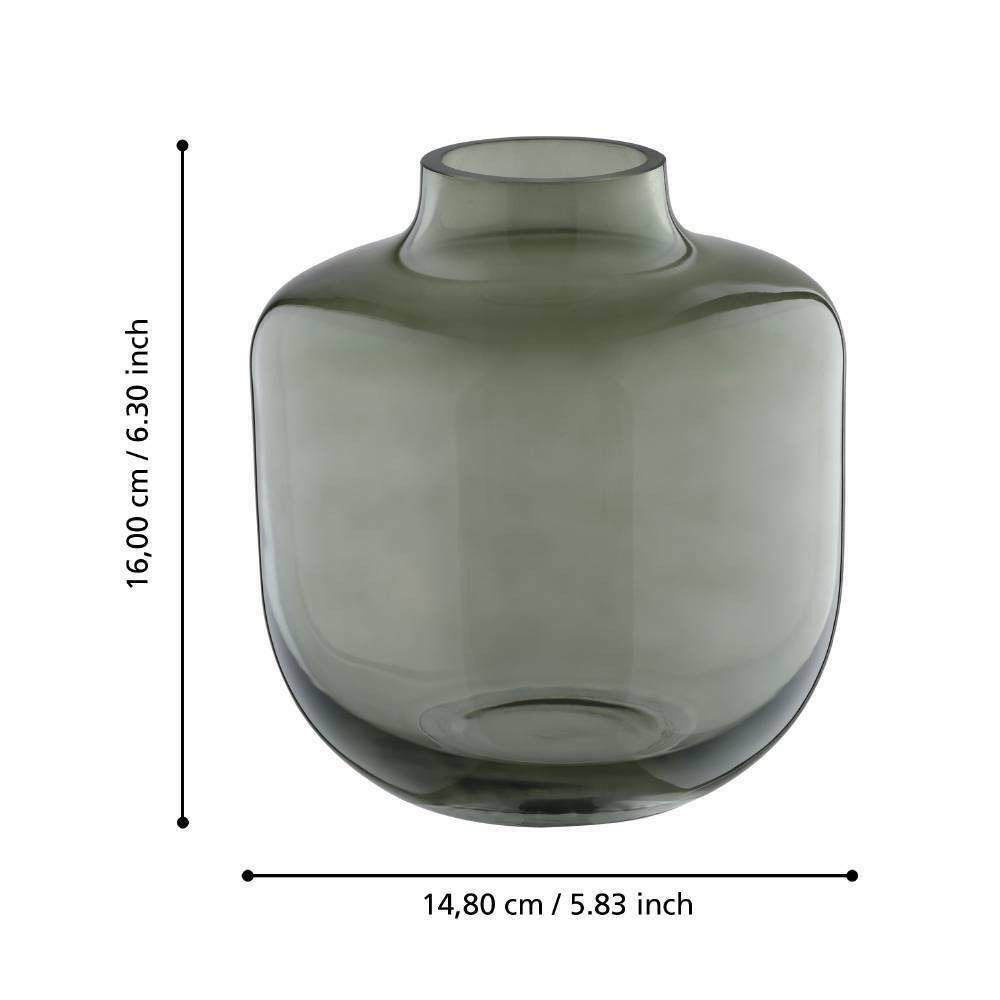 Eglo 421234 "SIRANANA" 16 Cm Yüksekliğinde Yeşil Cam Vazo