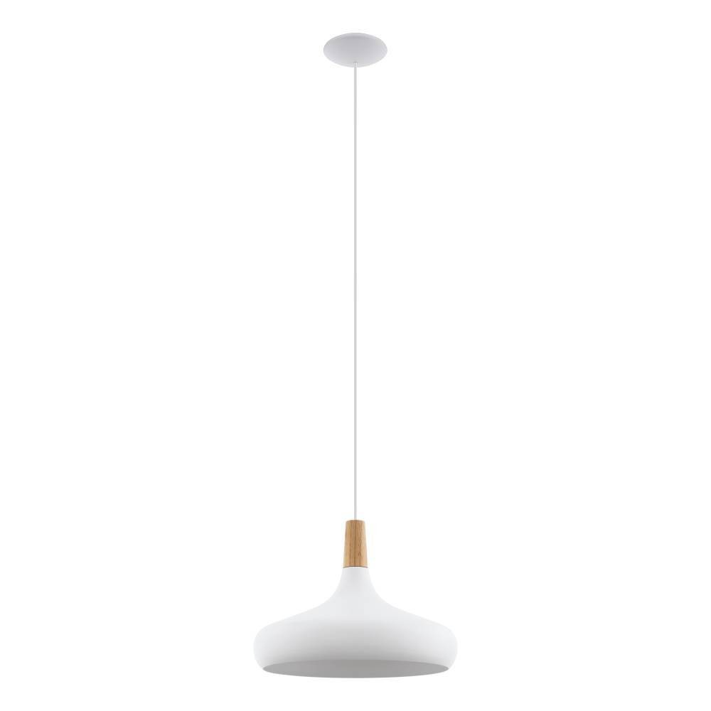 Eglo 901179 "SABINAR" 40 Cm Çapında Çelik Beyaz Sarkıt Avize