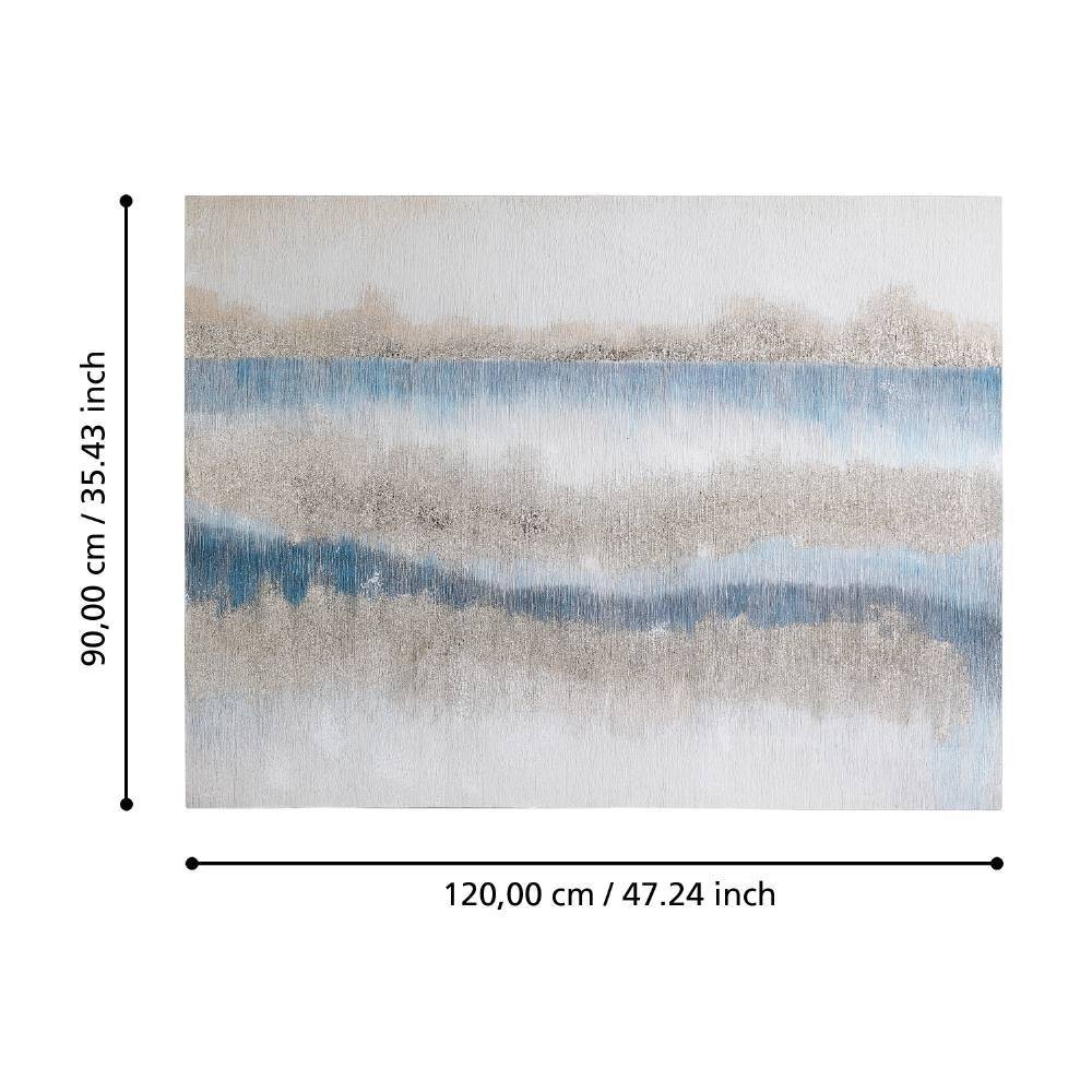 Eglo 423138 "ALAMINOS" 90 Cm Yüksekliğinde 120 Cm Uzunluğunda Dekoratif Duvar Tablo Resim