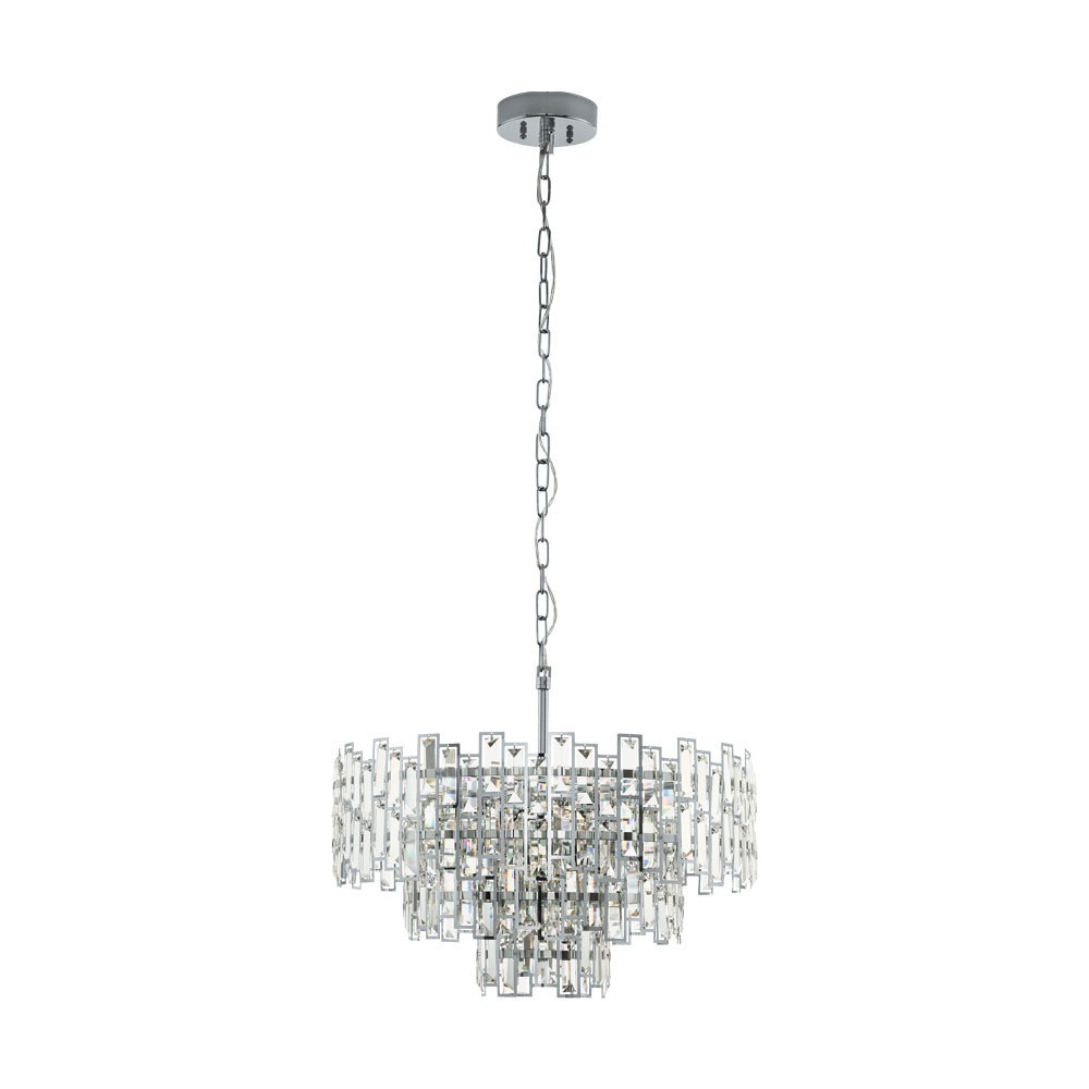 Eglo 39626 "CALMEILLES 1" 63 Cm Çapında Çelik Krom Sarkıt Avize