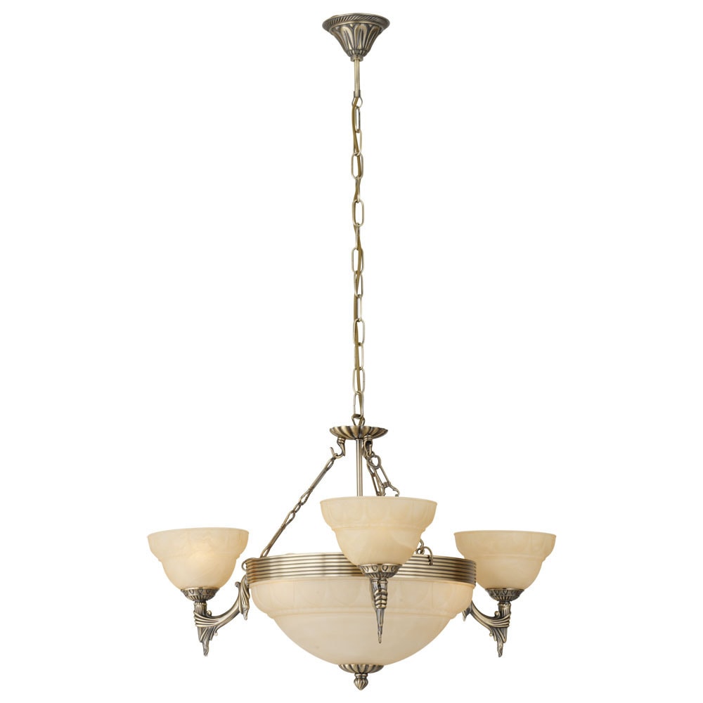 Eglo 85857 "MARBELLA" 110 Cm Yüksekliğinde Metal Döküm Fırçalanmış Sarkıt Avize