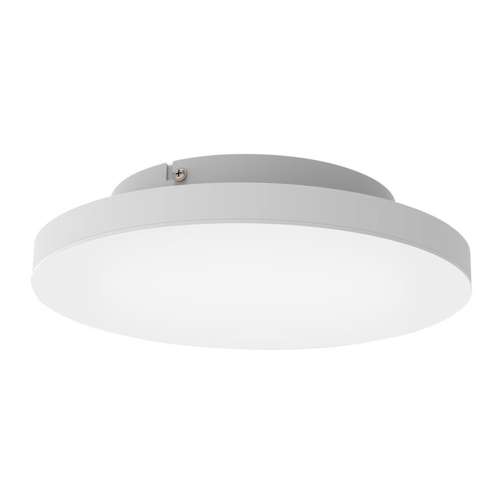 Eglo 900054 "TURCONA-Z" 30 Cm Çapında Çelik, Alüminyum Beyaz Tavan Armatürü RGB
