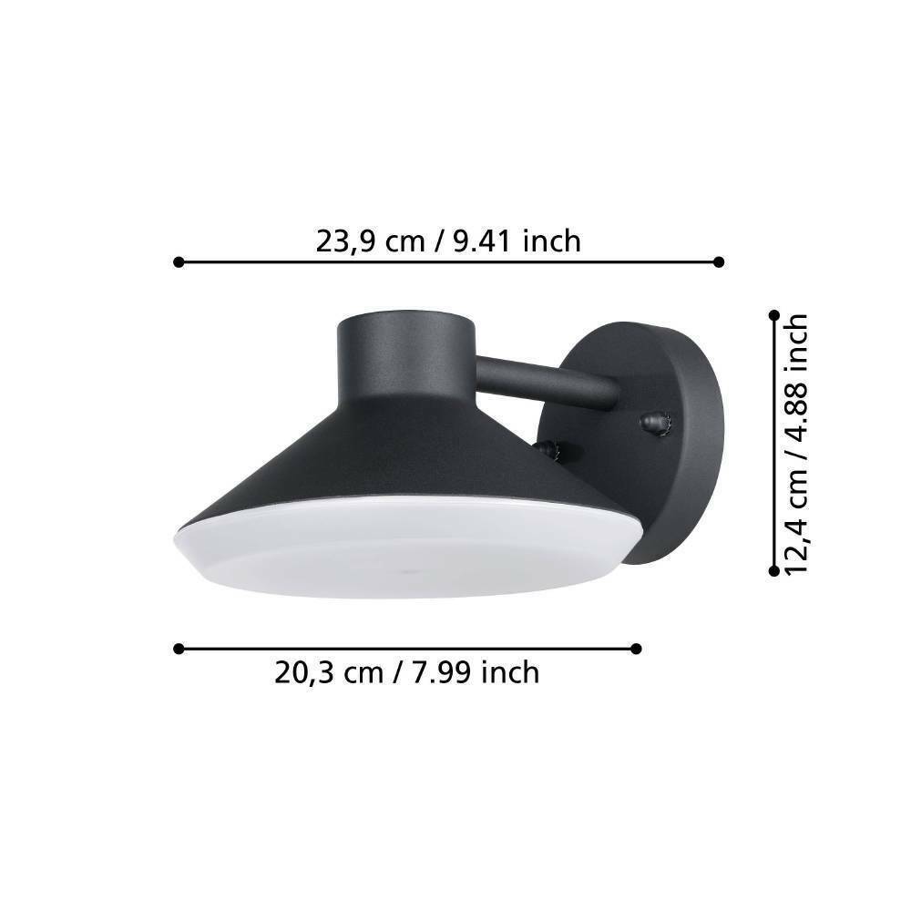 Eglo 900688 "NINNARELLA" Çelik Dış Mekan Bahçe Aydınlatması Aplik Ip44