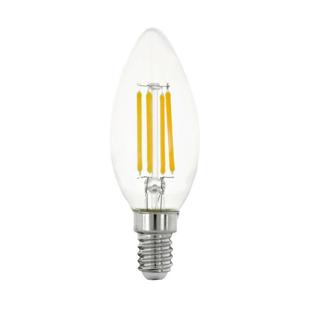 Eglo 110016 E14-Led-C35 Ampul 1X7W Şeffaf 2700K 806 Lümen