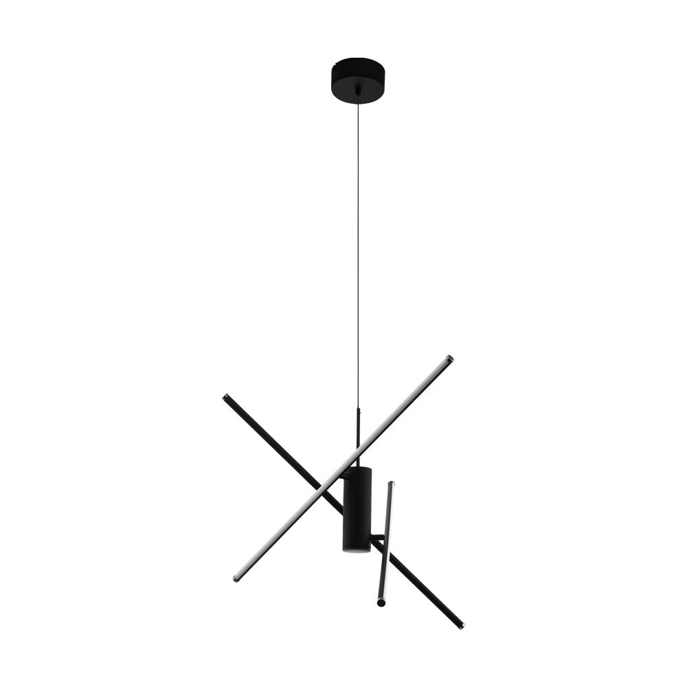 Eglo 99818 İç Mekan " Salıtre " Siyah Renk Alüminyum Sarkıt Aydınlatması Ip20 Led Max: 29W  Çap: 73 Cm