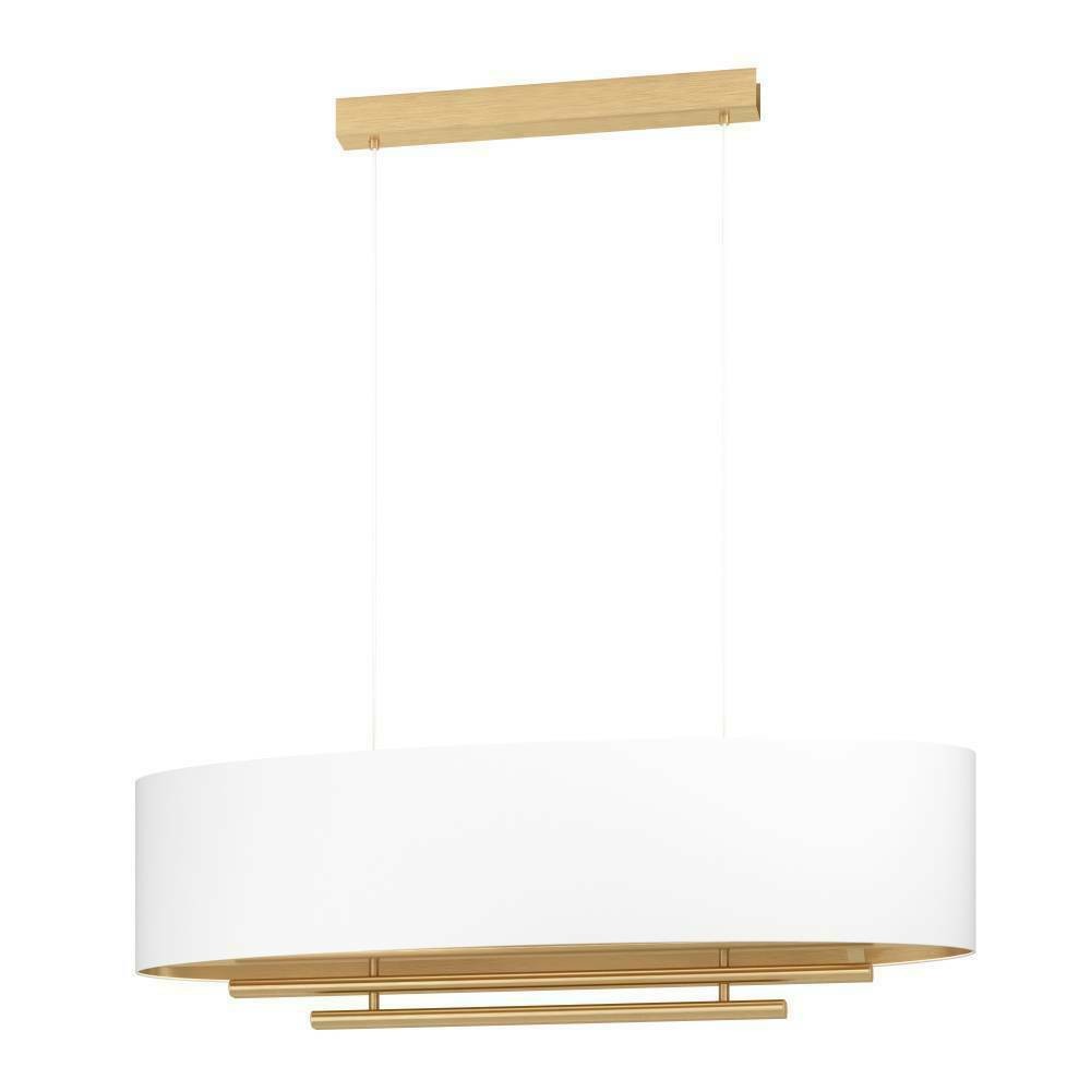 Eglo 390182 "PINETARA" 150 Cm Yüksekliğinde Çelik Fırçalanmış Pirinç Sarkıt Avize