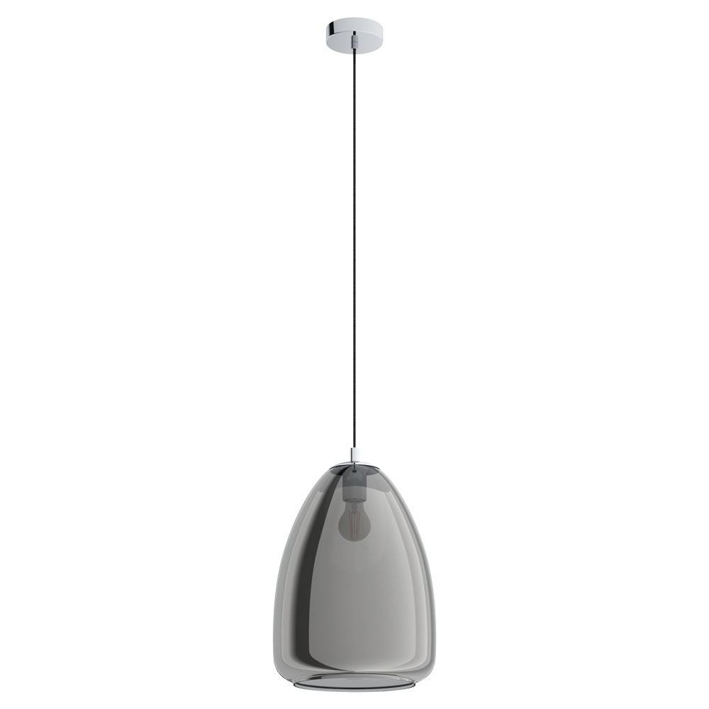 Eglo 98614 "ALOBRASE" 30 Cm Çapında Çelik Krom Sarkıt Avize
