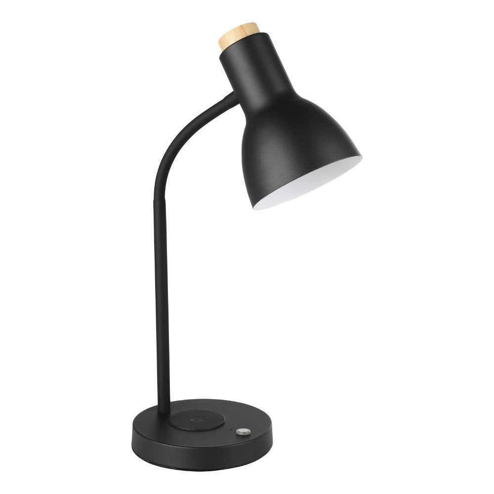 Eglo 900628 "VERADAL-QI" 45 Cm Yüksekliğinde Dokunmatik Çelik, Ahşap Masa Lambası