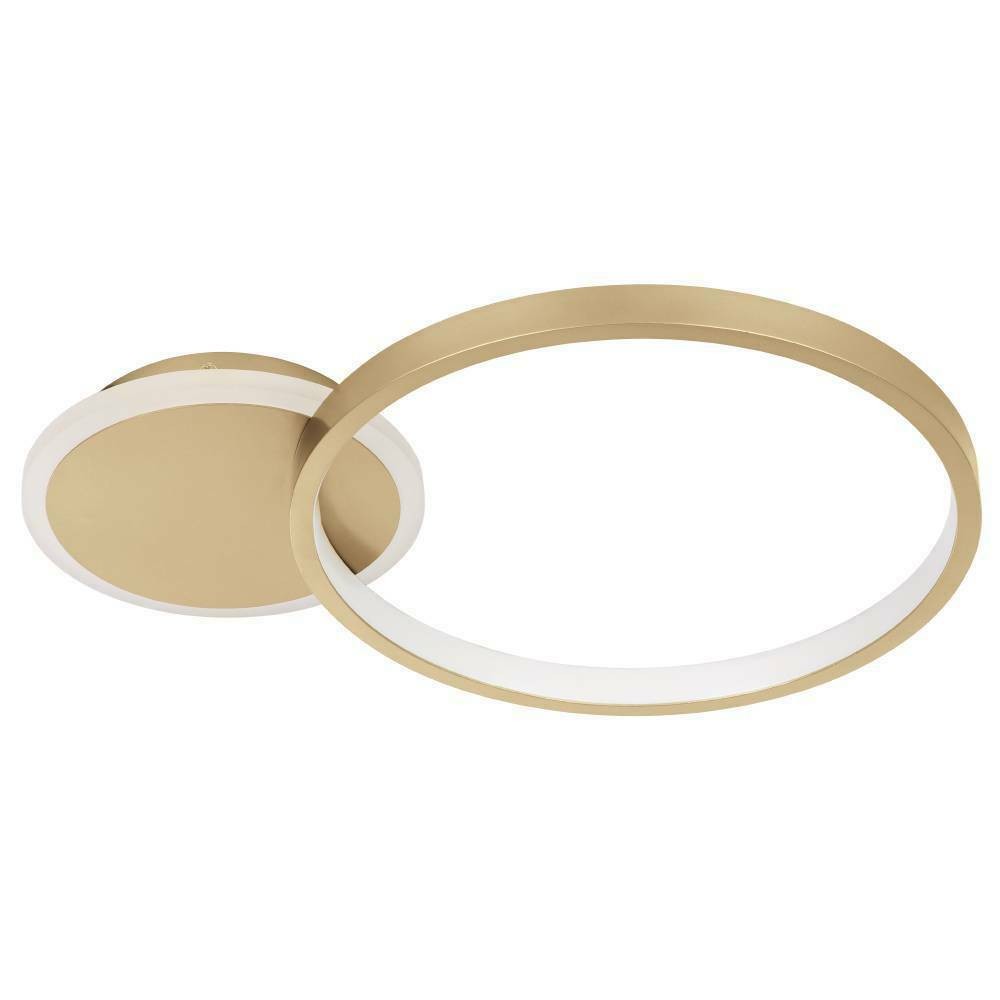 Eglo 900423 "GAFARES" 40,5 Cm Uzunluğunda Alüminyum, Çelik Gold, Beyaz Tavan Armatürü