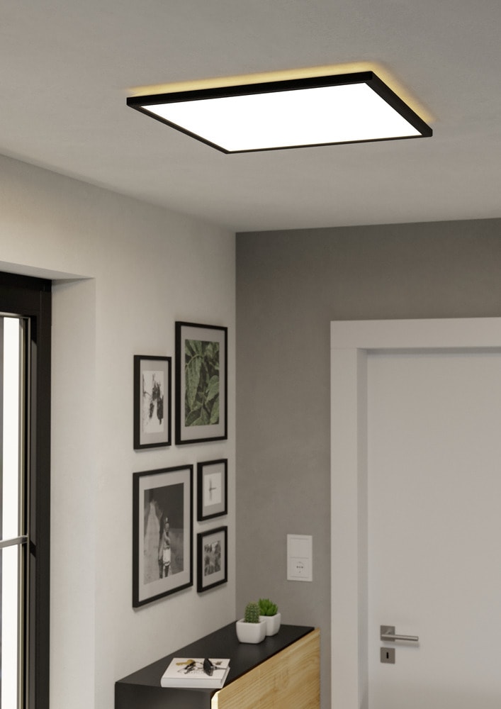 Eglo 901468 "ROVITO-Z" 50 Cm Uzunluğunda Siyah Plastik Led Panel Ip44