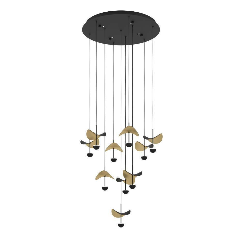 Eglo 390339 "DRACERA" 58 Cm Çapında Çelik Siyah Sarkıt Avize