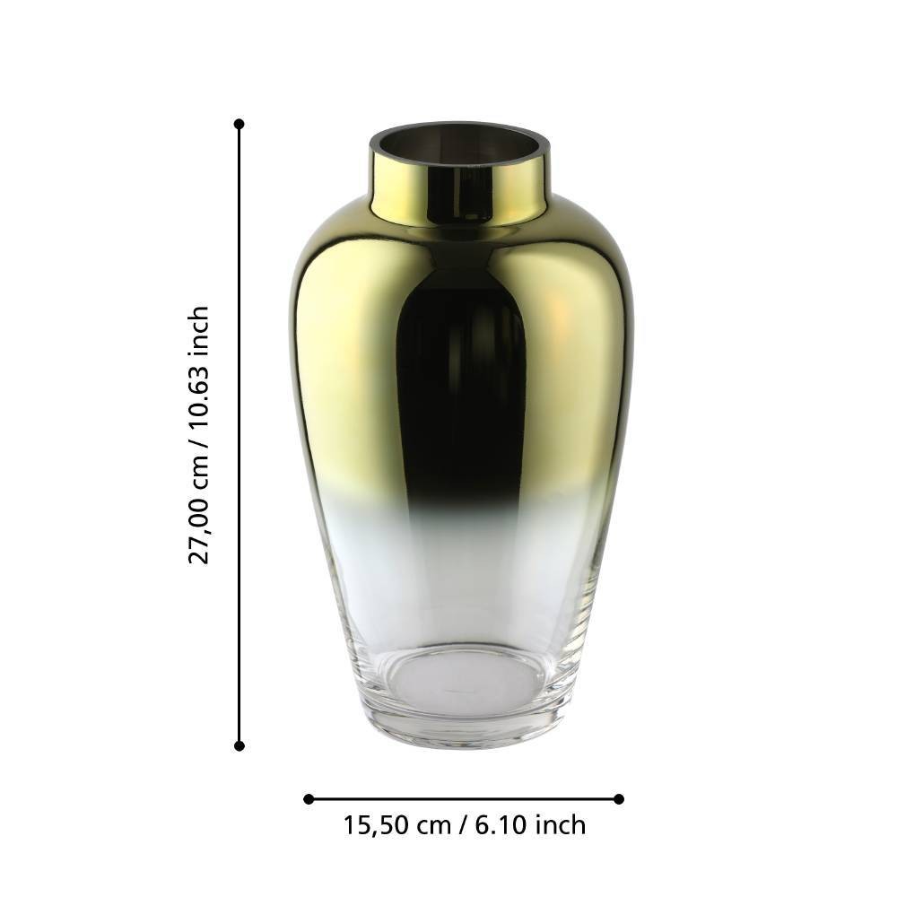Eglo 421358 "KENYASI" 27 Cm Yüksekliğinde Cam Vazo