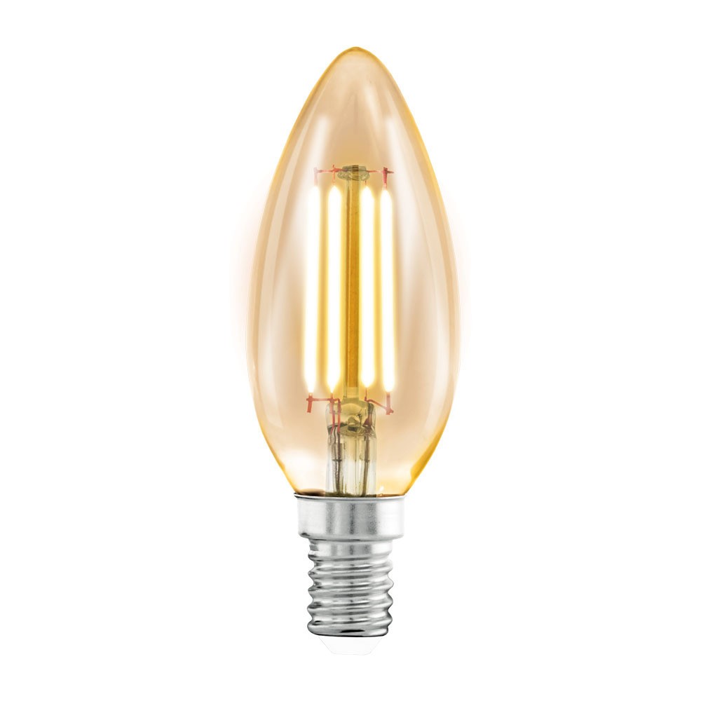 Eglo 11557 E14-Led-C35 Ampul 1X4W Amber 2200K 220 Lümen