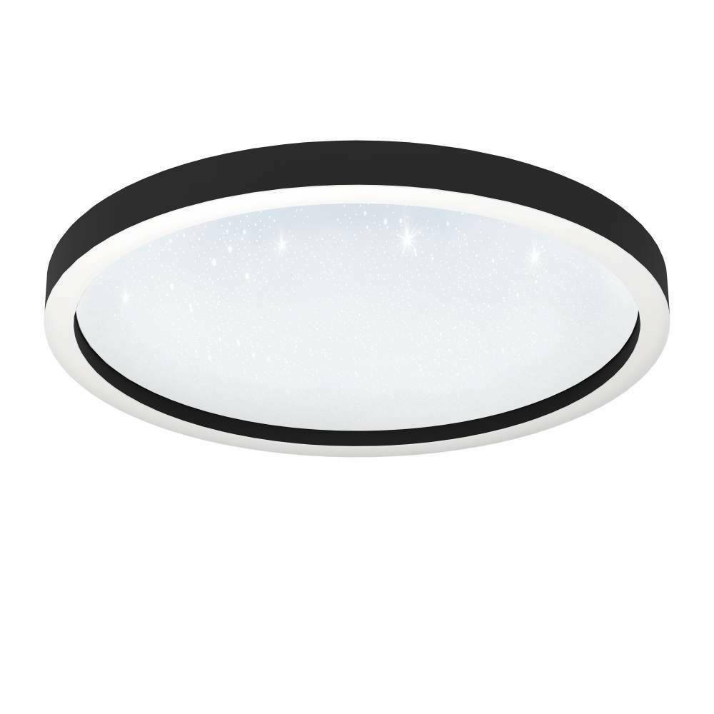 Eglo 900412 "MONTEMORELOS-Z" 57 Cm Çapında Alüminyum Siyah Tavan Armatürü RGB