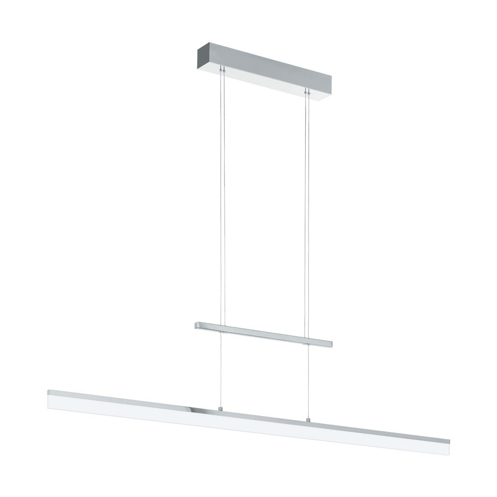 Eglo 96866 "TARANDELL" 118 Cm Uzunluğunda Alüminyum, Çelik Krom Sarkıt Avize