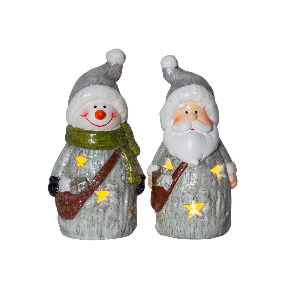 Eglo 411206 "FRIENDS" Seramik Ledli Dekoratif Aydınlatma 2'Li 14Cm Yüksekliğinde