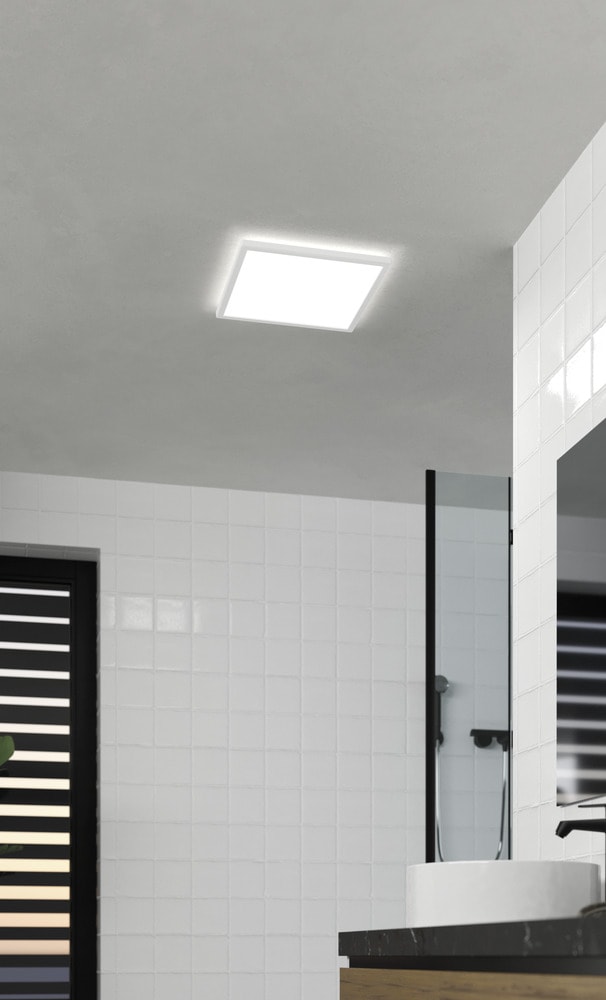 Eglo 901451 "ROVITO" 39 Cm Uzunluğunda Beyaz Plastik Led Panel Ip44