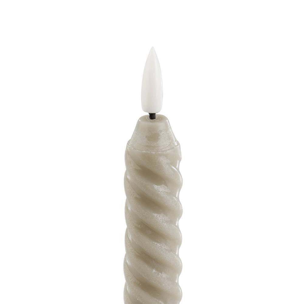 Eglo 422224 "ANDRAFIABE" 25 Cm Yüksekliğinde Led Balmumu Plastik Bej 2'Li Set