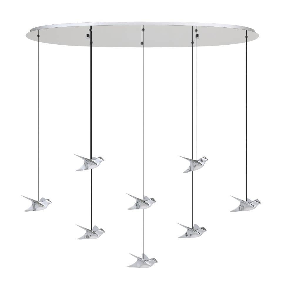 Eglo 390401 "PARATEBUENO 1" 150 Cm Yüksekliğinde Çelik Krom Sarkıt Avize
