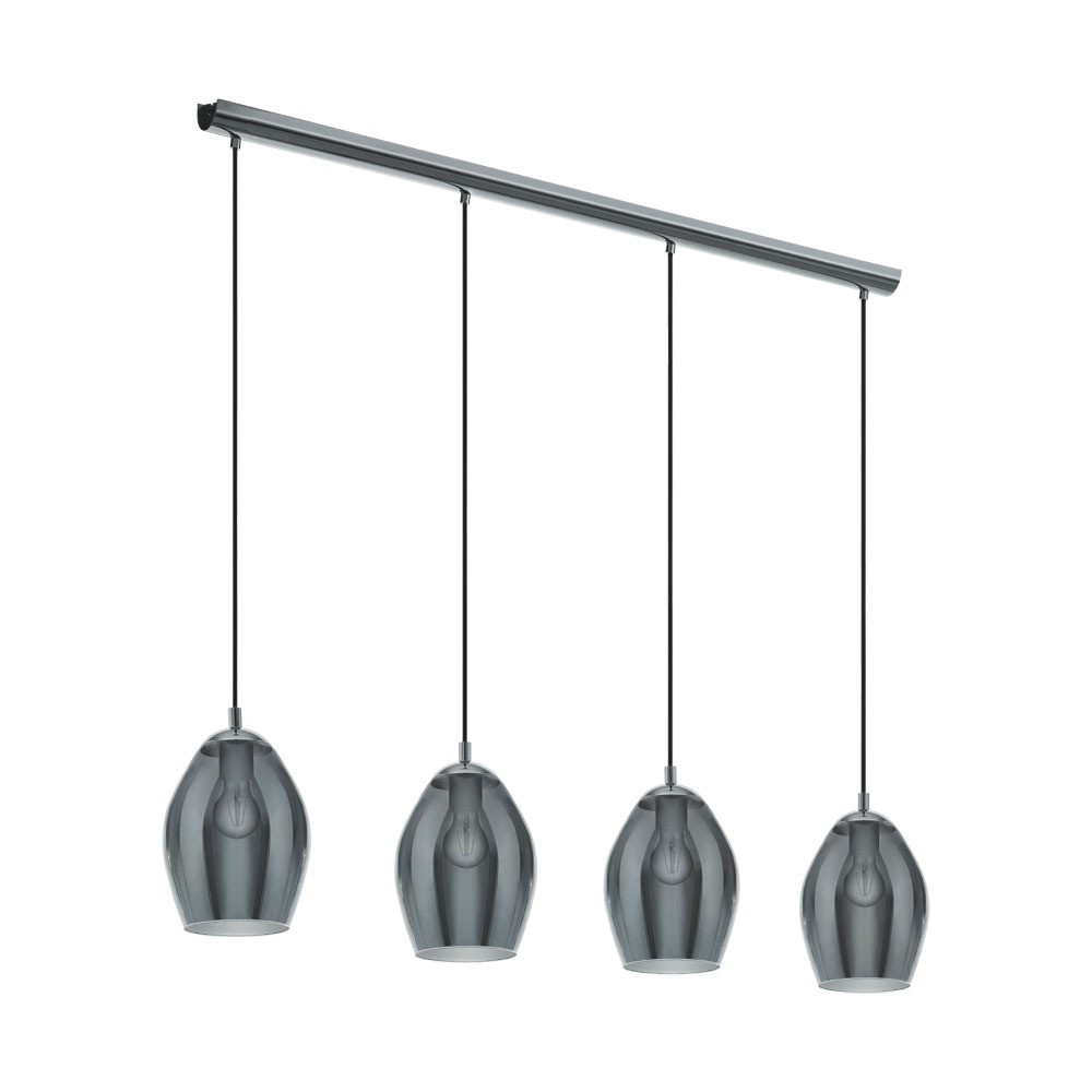 Eglo 39566 "ESTANYS" 150 Cm Yüksekliğinde Çelik Nikel Nero Sarkıt Avize
