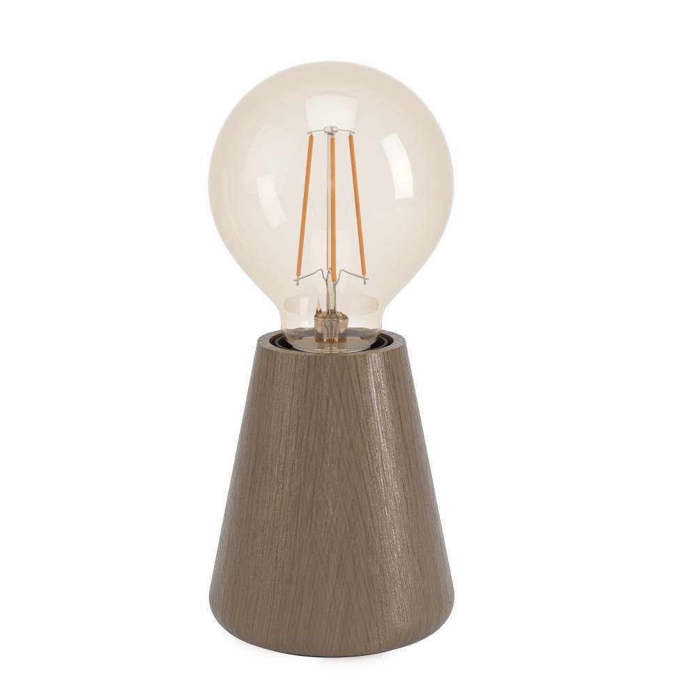 Eglo 44015 "ASBY" 10 Cm Yüksekliğinde Ahşap Masa Lambası