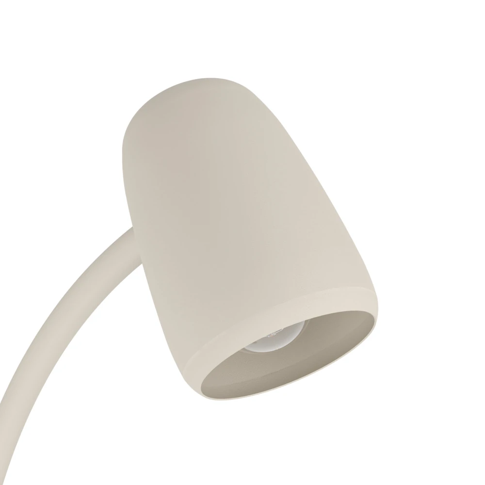 Eglo 902171 "CARLO" 170 Cm Yüksekliğinde Kum Rengi Çelik Köşe Lambası Lambader