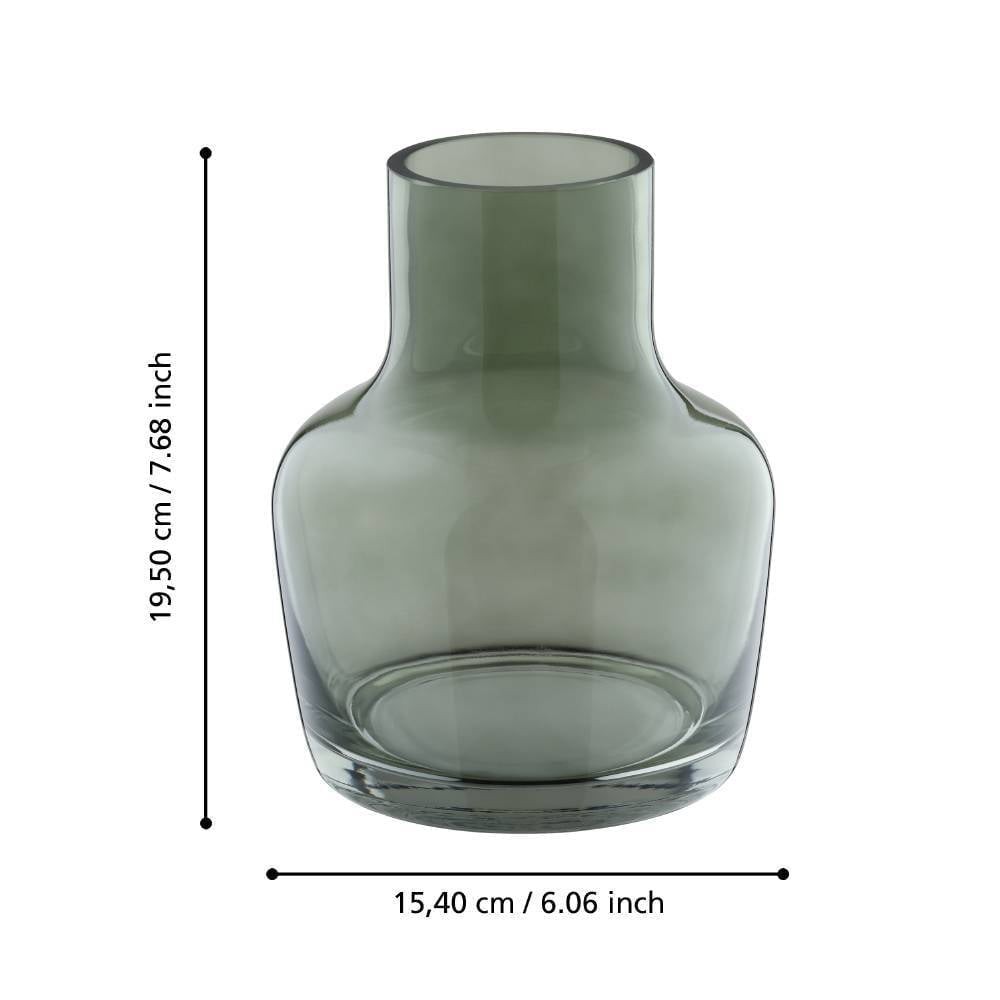 Eglo 421218 "SIRANANA" 19,5 Cm Yüksekliğinde Yeşil Cam Vazo