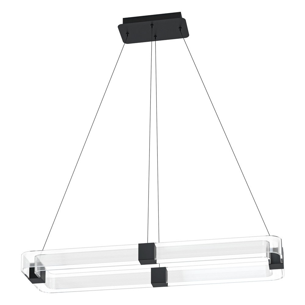 Eglo 39909 "MOGETONELLO" 150 Cm Yüksekliğinde Çelik Siyah Sarkıt Avize