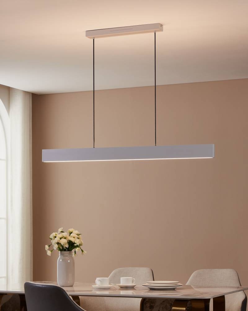 Eglo 900879 "ANDREAS-Z" 110 Cm Yüksekliğinde Çelik Gri Sarkıt Avize RGB