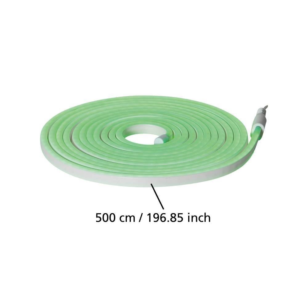 Eglo 900222 "FLATNEONLED" 500 Cm Uzunluğunda Dış Mekan Bahçe Aydınlatması Ağaç Yeşil Led Şerit Ip44