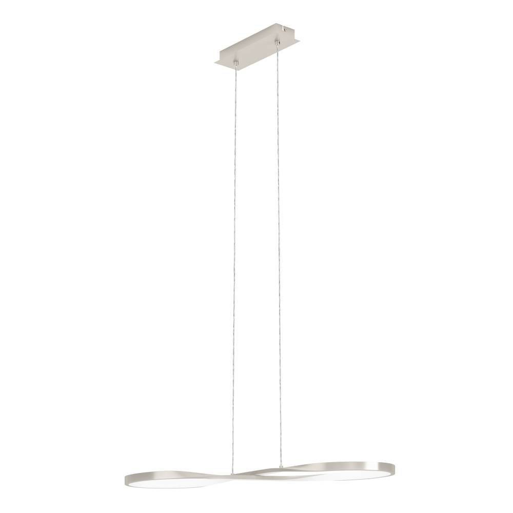 Eglo 780253 "ESME" 120 Cm Yüksekliğinde Alüminyum, Çelik Nikel Mat Sarkıt Avize