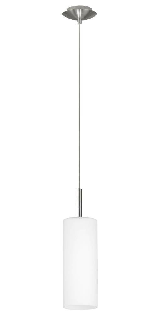Eglo 75251 "ELLUNO-C" 110 Cm Yüksekliğinde Çelik Nikel Mat Sarkıt Avize