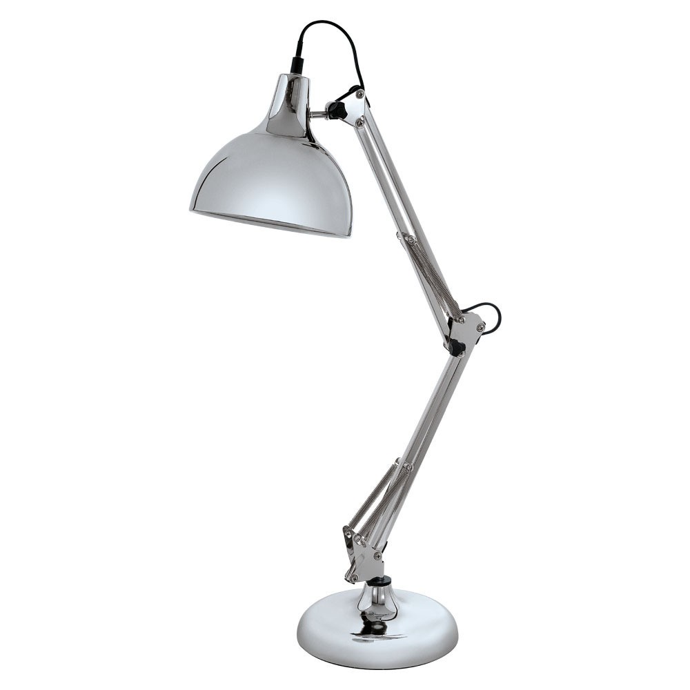 Eglo 94702 "BORGILLIO" 71 Cm Yüksekliğinde Çelik Masa Lambası